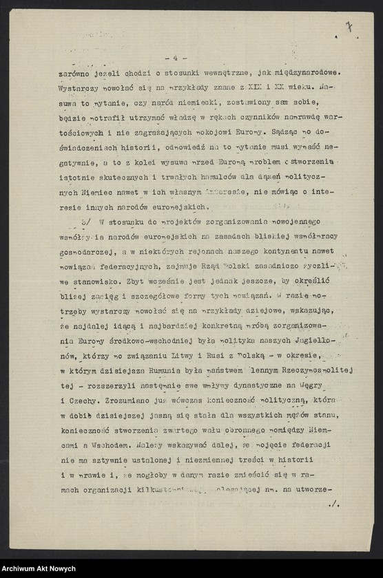 image.from.unit.number "Zaleski August; Załączniki: a) list (odpis) Skowrońskiego (Poseł RP w Brazylii); L.5 (odpowiedzi - rękopisy, maszynopisy); patrz 4246"