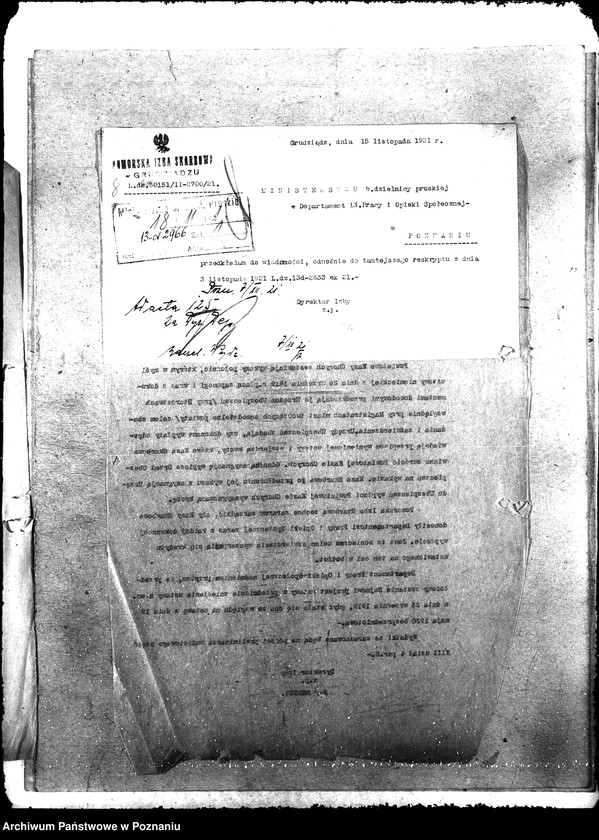 Obraz 12 z jednostki "Rozrachunek kas chorych ze skarbem państwa [ustawa z 26.IX.1919]"