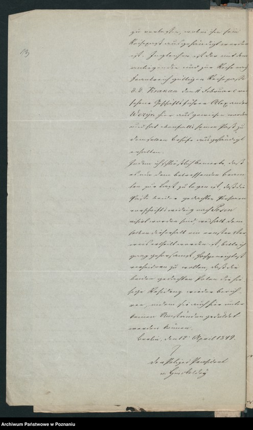 Obraz 18 z jednostki "A. betr. die polnischen Emigranten Alexander von Wężyk und Anton Prawdzic de Bielski"