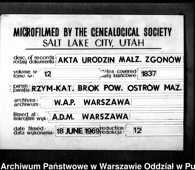 image.from.unit.number "Akta urodzeń, małżeństw i zgonów"