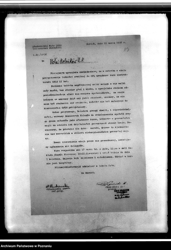 Obraz 19 z jednostki "Korespondencja Koła"