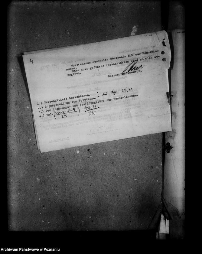 Obraz 10 z jednostki "Bewerbungen um Anstellung von Beamten"