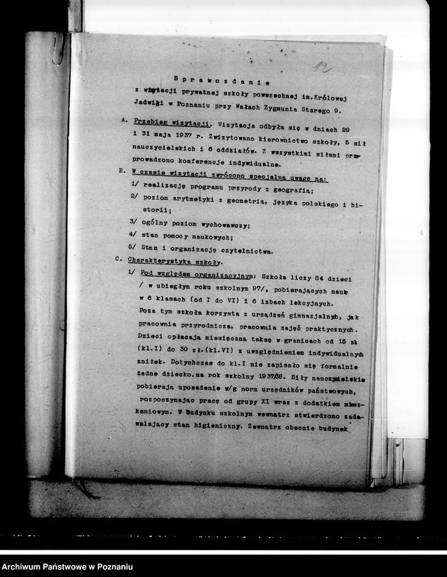 Obraz 16 z jednostki "Prywatna Szkoła Powszechna Sokolnickiej imienia Królowej Jadwigi w Poznaniu"