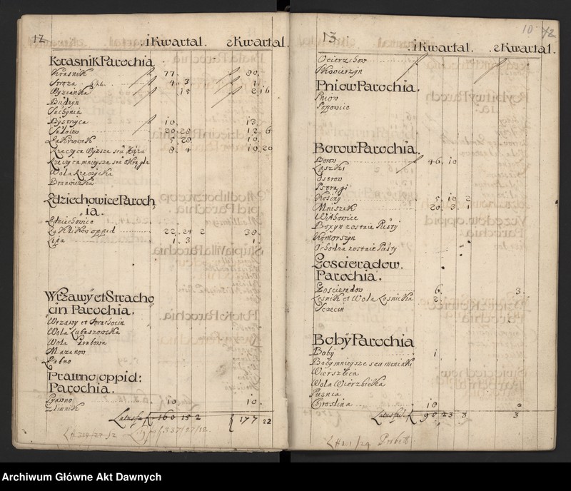 image.from.unit.number "Regestr percepty szelążnego, podatków od różnych likworów constitutione sejmu warszawskiego uchwalonego a prima Mai w woj. lubelskim."