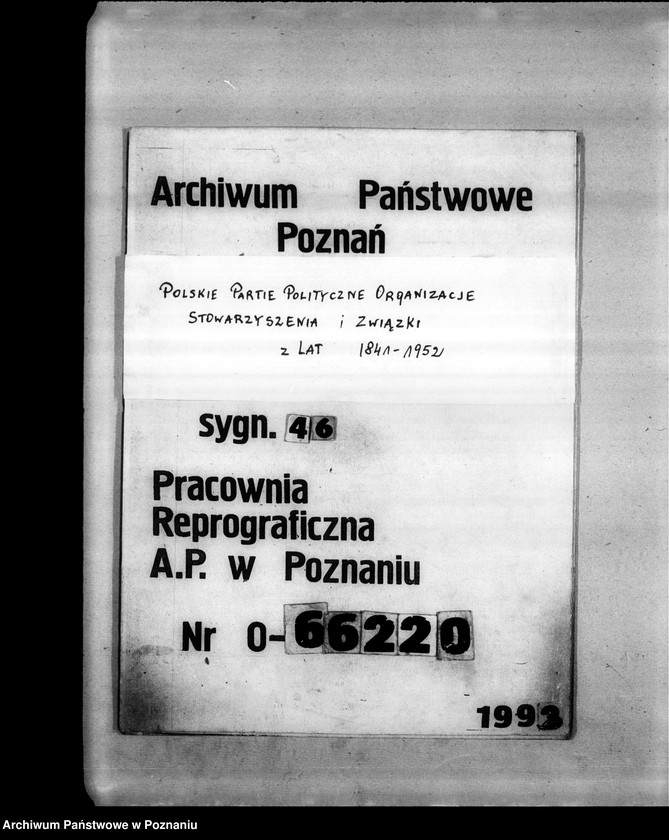 Obraz 1 z jednostki "Ulotki Stronnictwa Narodowego- przed wyborami samorządowymi miasta Poznania"
