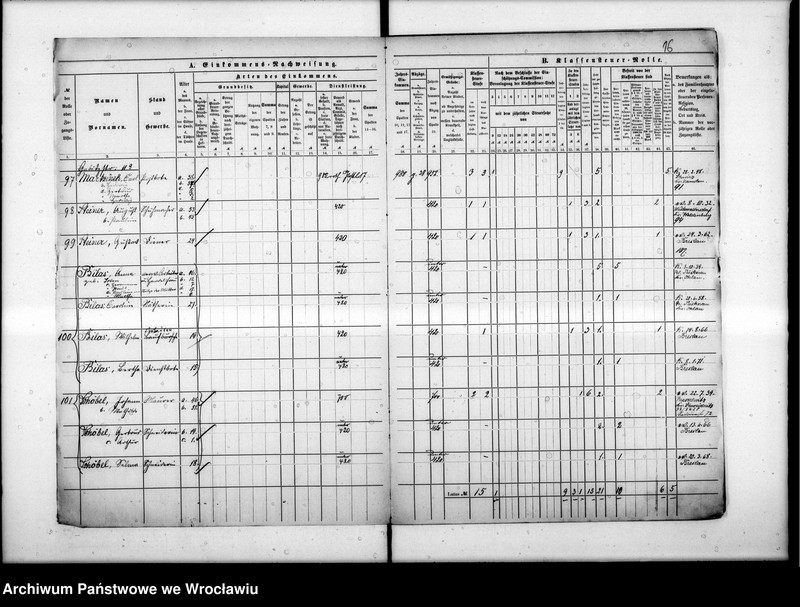 image.from.unit.number "Klassensteuerrolle nebst Eikommens - Nachweisung"