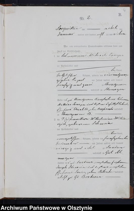 image.from.unit.number "Heiraths-Haupt-Register Nr 1 - 19"