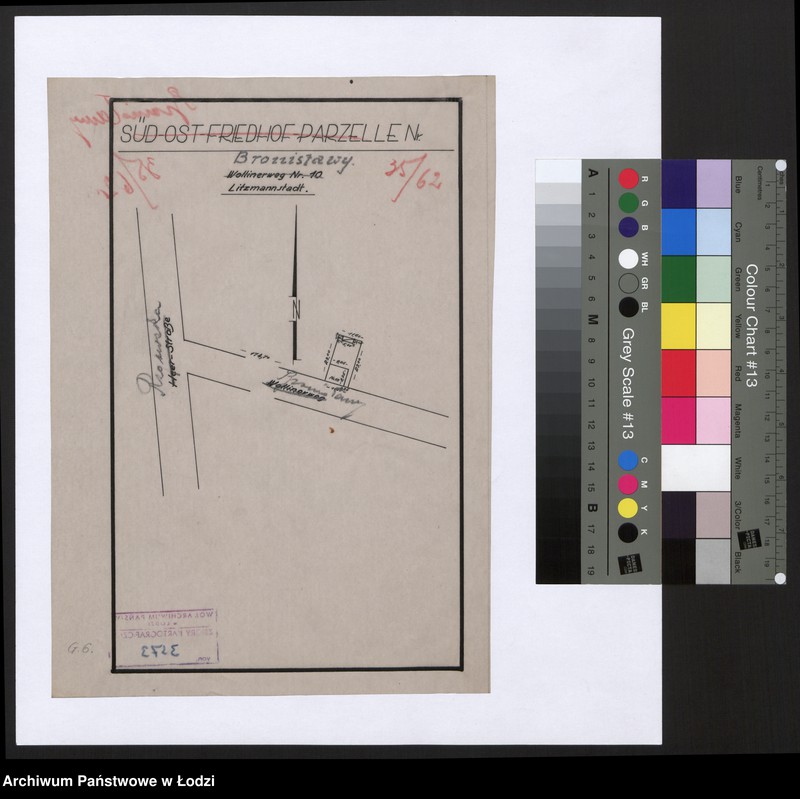 Obraz 1 z jednostki "Süd-Ost-Friedhof-Parzelle Nr Wollinerweg Nr 10 Litzmannstadt"