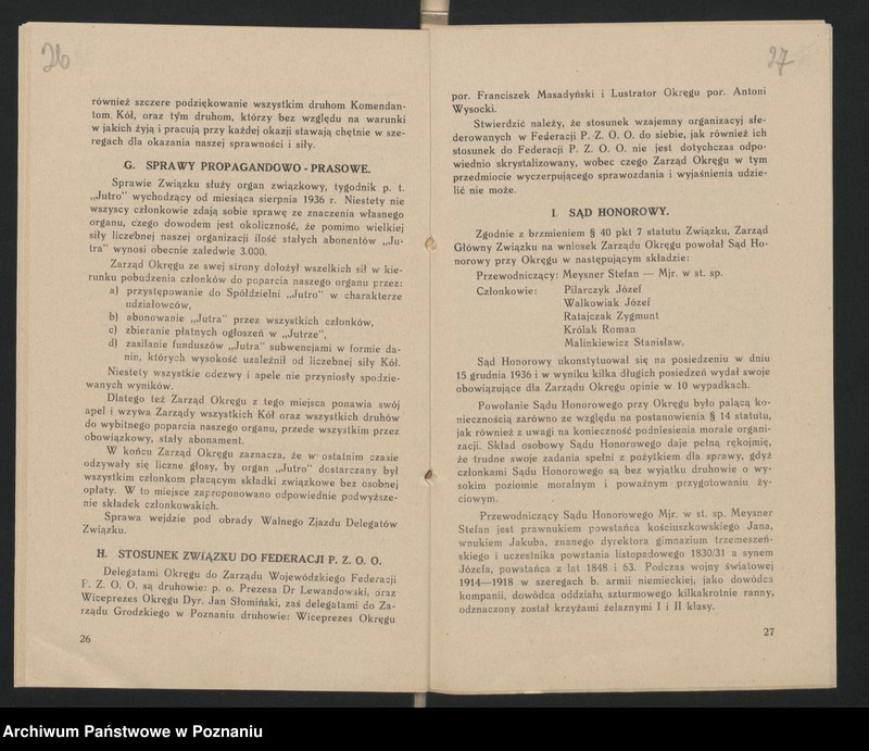 image.from.unit.number "Sprawozdania Zarządu Głównego i Zarządu Okręgu Poznańskiego za okres 1936/37."