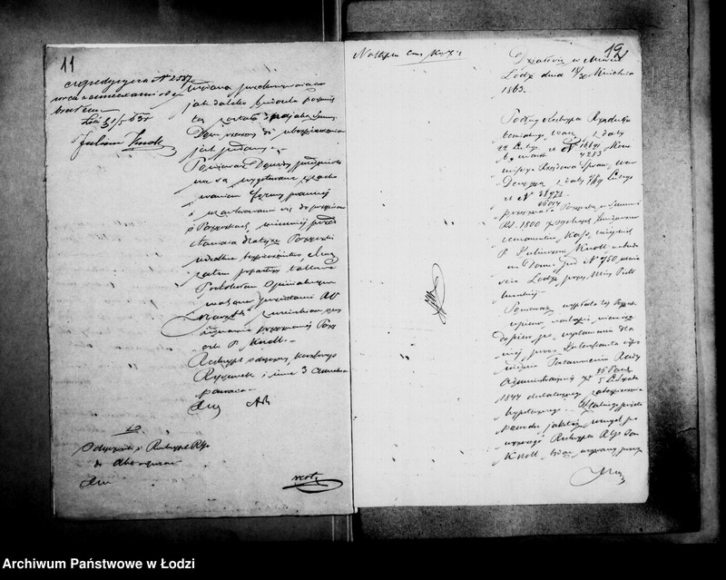 Obraz 13 z jednostki "Akta tyczące się pożyczki bankowej Juliusza Knolla"