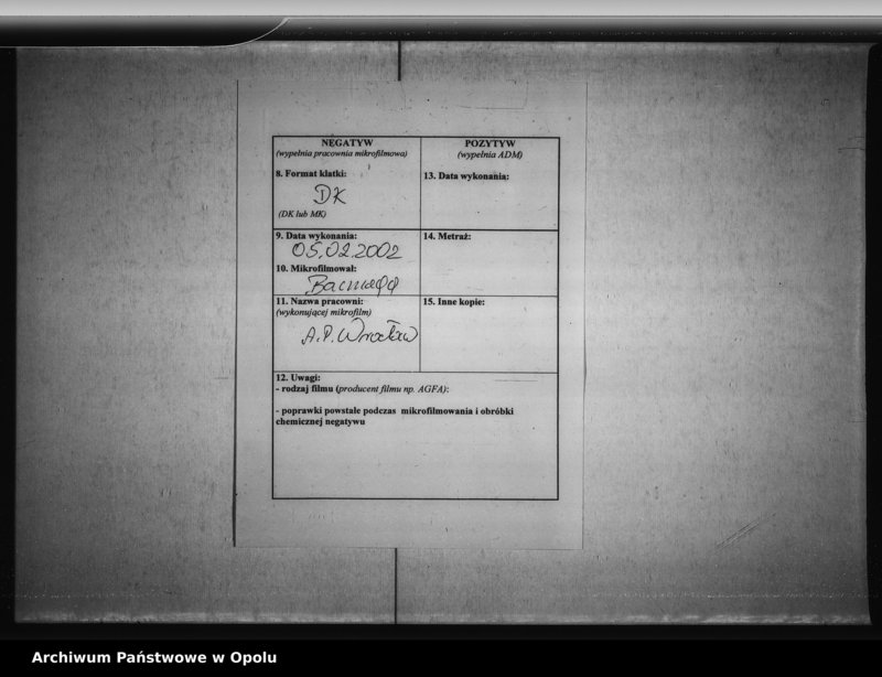 Obraz 3 z jednostki "Acta des Magistrats zu Oppeln von der Einfürung der neuen Städte - Ordnung von 19-ten November 1808. Von der Wahl der Stadtverordneten und des neuen Magistrats 1809"