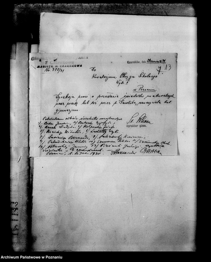 Obraz 17 z jednostki "Miejskie Gimnazjum imienia Janka z Czarnkowa- Czarnków"