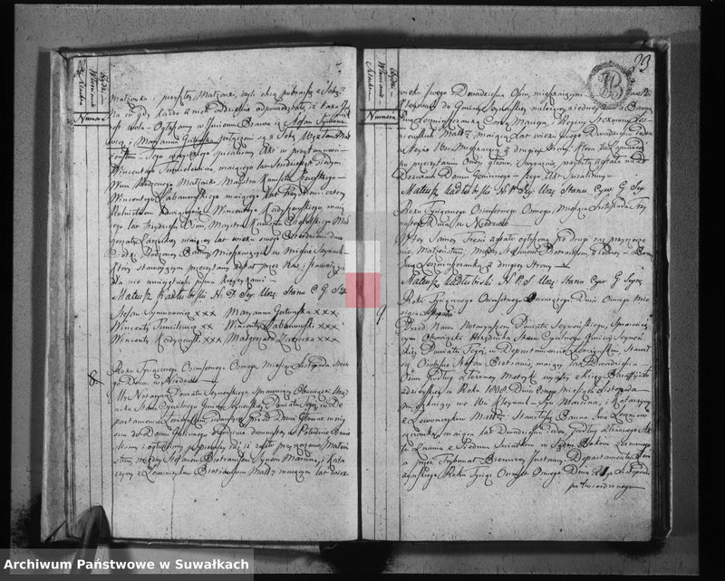image.from.unit.number "Akta małżeńskie gminy seyneńskiey 1808"