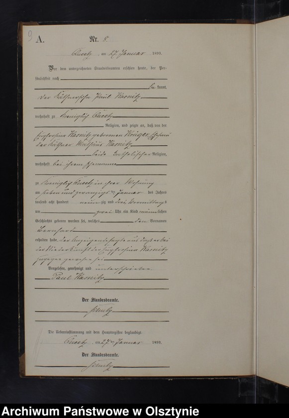 Obraz 11 z jednostki "Geburts-Neben-Register Nr 1 - 86"