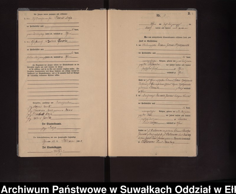 image.from.unit.number "Heiraths-Neben-Register des Preussischen Standes-Amtes Rhein Kreis Loetzen"