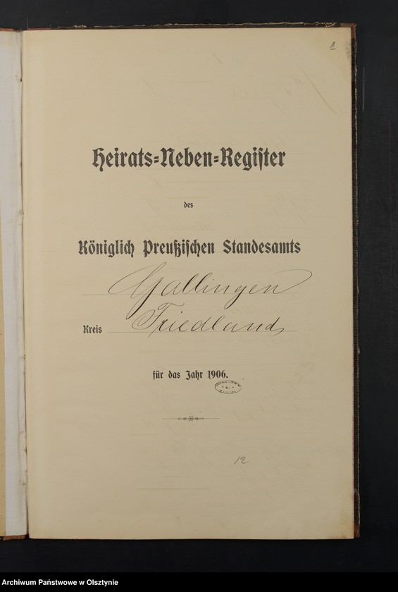 image.from.unit.number "Heiraths-Neben-Register Nr 1 - 17"