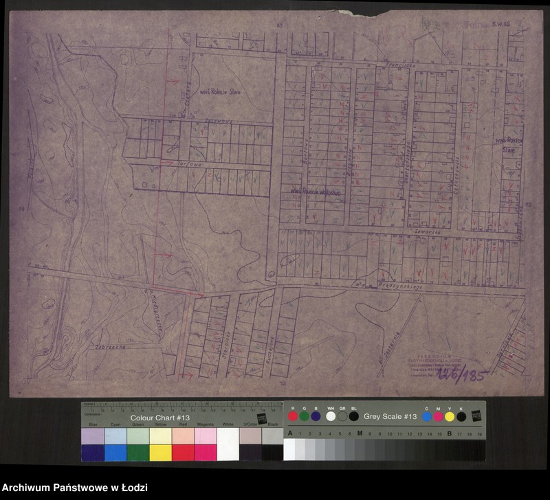 Obraz 1 z jednostki "Plan miasta Łodzi. Sekcja SW 63"