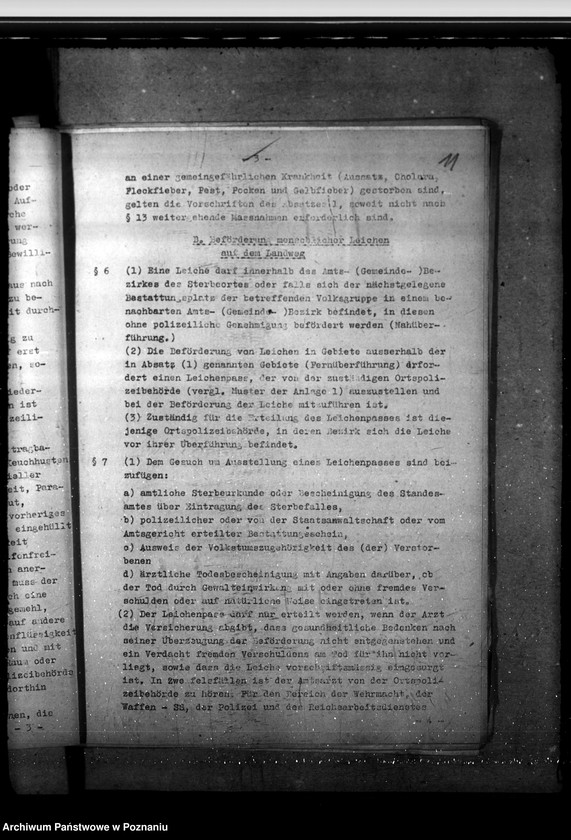 Obraz 14 z jednostki "Leichenwesen. Genuss von Äther. Ungenügend begrabene Leichen polnischer Soldaten. Feuerbestattungsverein"