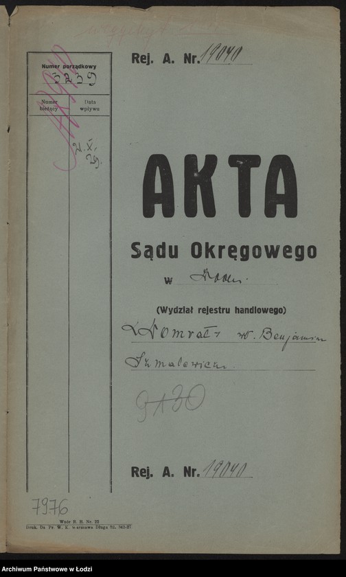 Obraz 2 z jednostki "Benjamin Szmulewicz „Domrał” – drobna sprzedaż bielizny garderoby i obuwia"