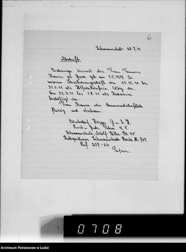 Obraz 11 z jednostki "[Akta personalne pracowników] Lit.K"