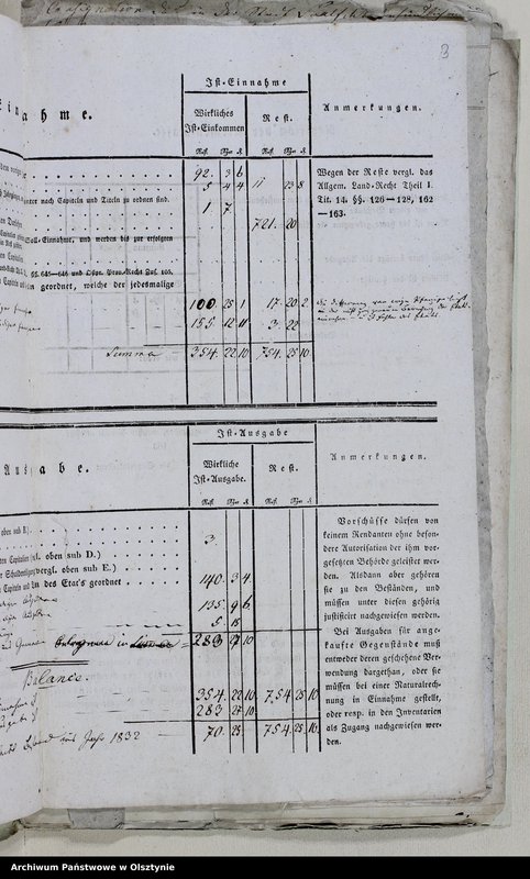 image.from.unit.number "Ertract aus der Jahres Rechnung der Kirchen Kasse zu Saalfeld"