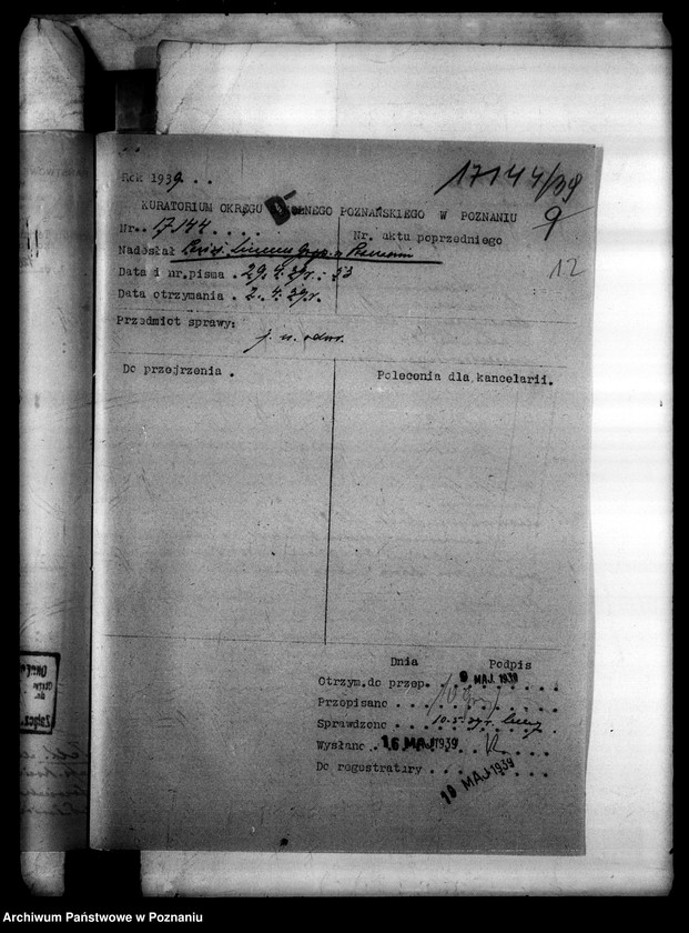 Obraz 16 z jednostki "Państwowe Liceum Gospodarcze- Poznań [lista uczennic klasy II. lic.]"