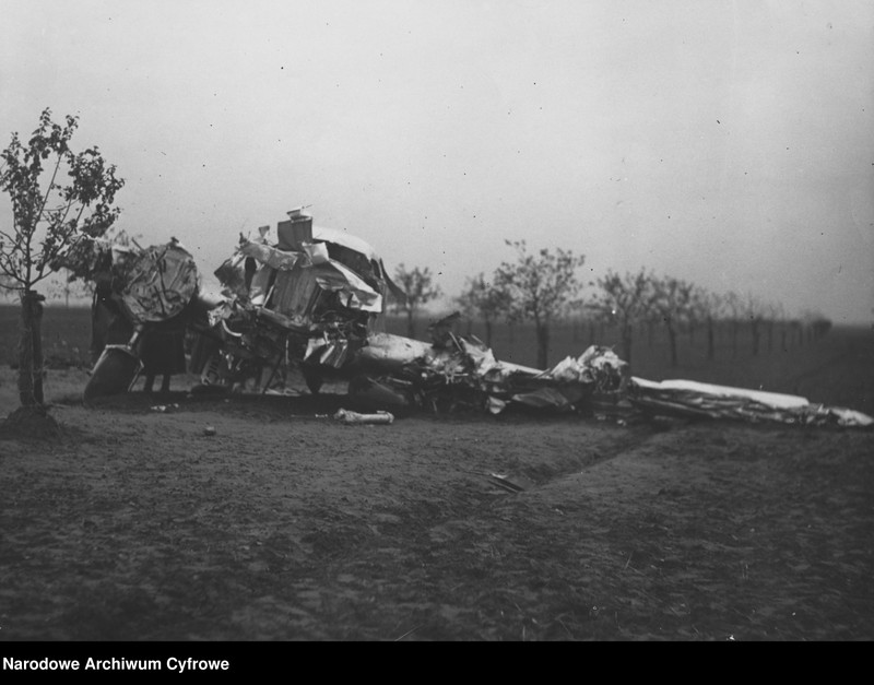 Obraz 5 z jednostki "Katastrofa samolotu pasażerskiego Lockheed L-10 Electra (SP-AYD) pod Piasecznem"