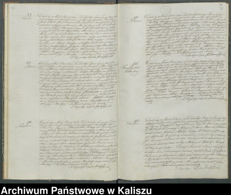 Obraz 20 z jednostki "Książka duplikat aktów urodzeń, zaślubień i zejść"