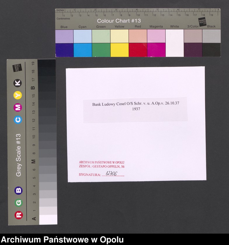 Obraz 2 z jednostki "Bank Ludowy Cosel O/S Schr. v. u. A.Op.v. 26.10.37"