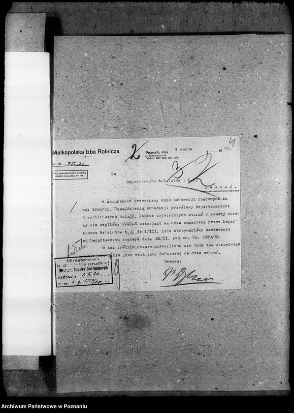 Obraz 8 z jednostki "Budżet Wielkopolskiej Izby Rolniczej na rok 1921"