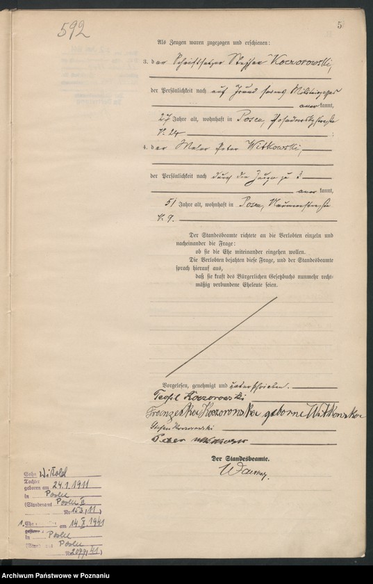 Obraz 6 z jednostki "Księga miejscowa małżeństw tom III [Rejestr główny małżeństw]"