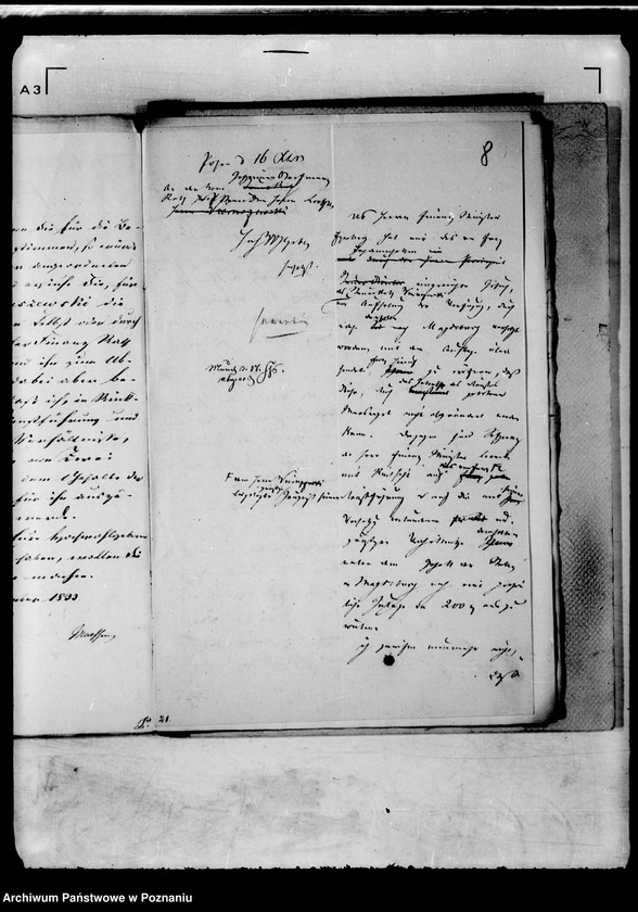 Obraz 13 z jednostki "Personalia des Regierungssekretärs Herrn Wieruszewski."