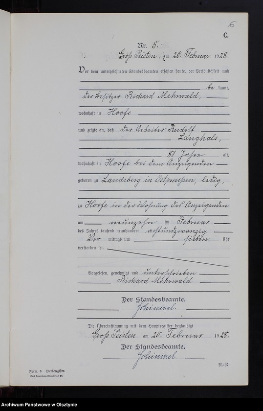 image.from.unit.number "Sterbe-Neben-Register Nr 1 - 22 [ Księga zgonów - wtóropis ]"