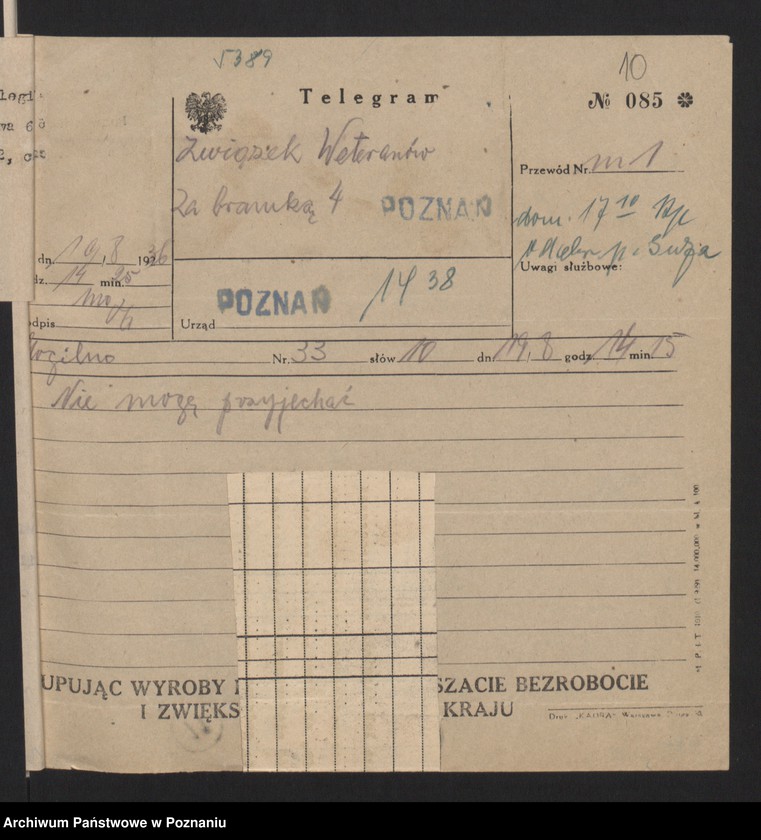 Obraz 15 z jednostki "Mogilno - akta delegata powiatowego."