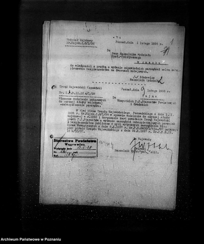 Obraz 5 z jednostki "/Stan bezpieczeństwa w województwie- zarządzenia/"