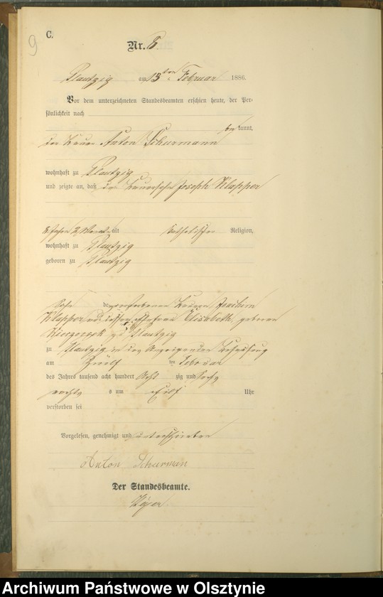 image.from.unit.number "Sterbe-Haupt-Register Nr 1 - 27"