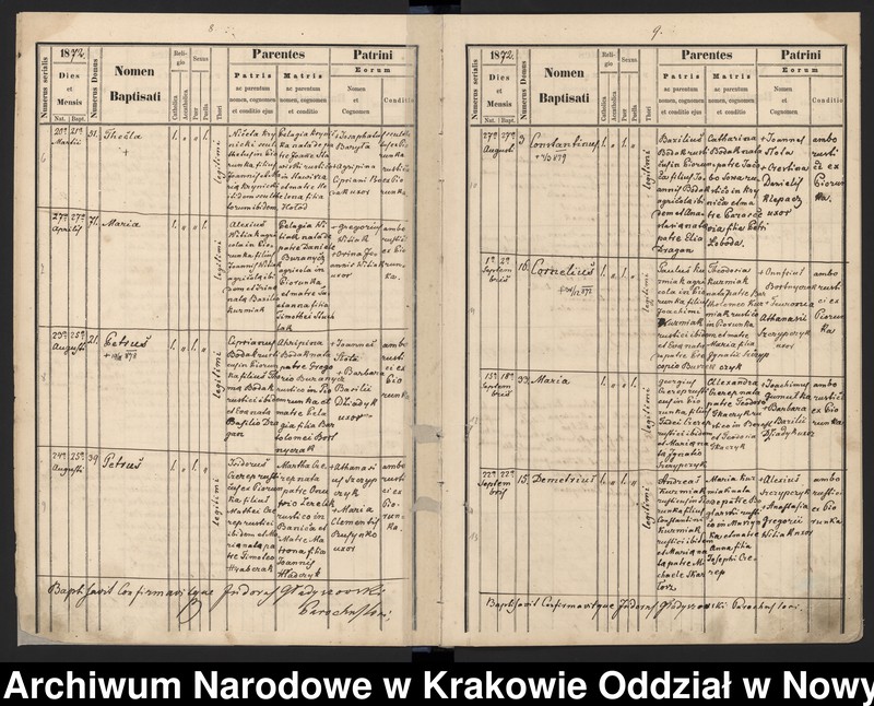 image.from.team "Akta stanu cywilnego Parafii Greckokatolickiej w Czyrnej"