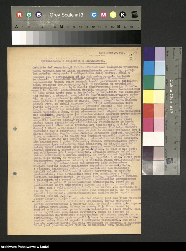 Obraz 2 z jednostki "Szkolenie partyjne - sprawozdania z [inspekcji w powiatach oraz instruktorów powiatowych z działalności]"