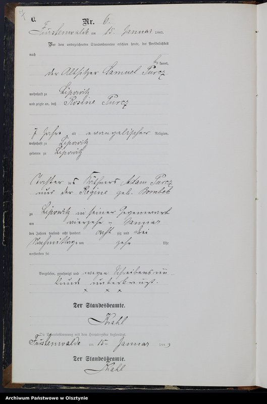 image.from.unit.number "Sterbe-Neben-Register Nr 1 - 188"