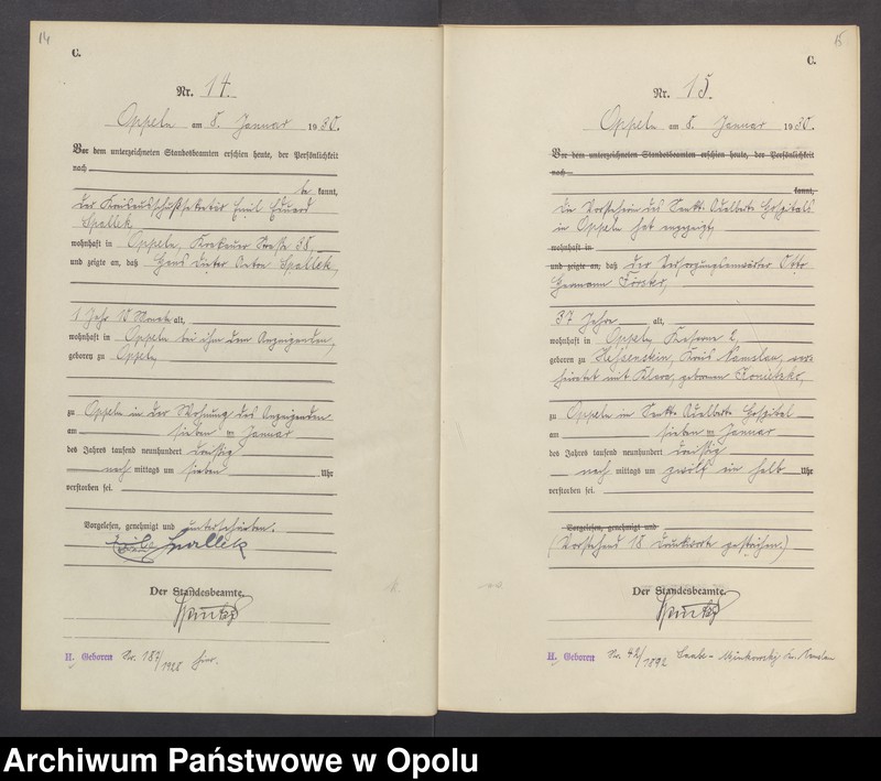 Obraz 12 z jednostki "[Rejestr zgonów] 1930 Tom I Nr 1-423"