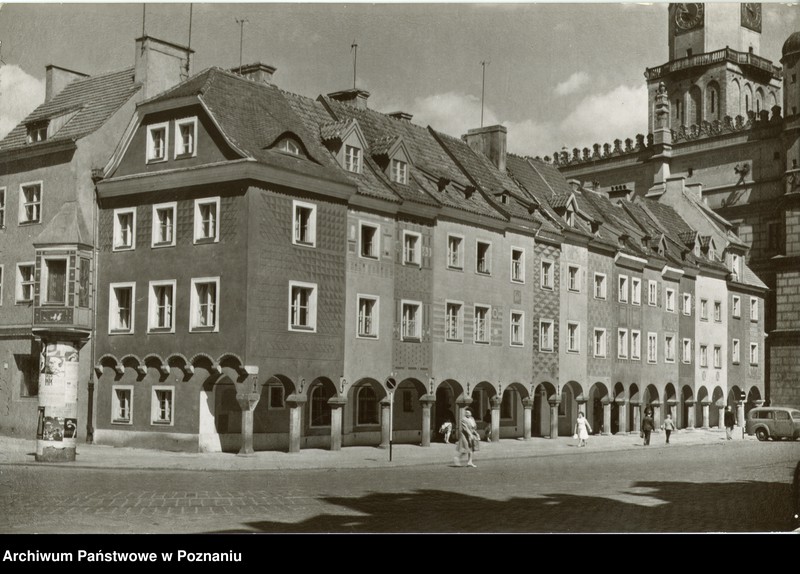 Obraz 1 z jednostki "Poznań - Stary Rynek: zabytkowe kamieniczki"
