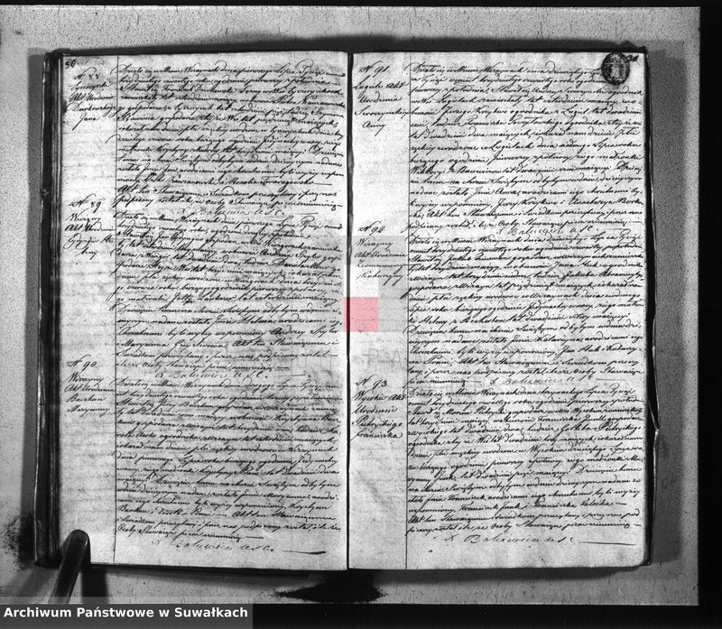 image.from.unit.number "Duplikat parafii wiżayńskiey urodzonych, zaślubionych i umarłych 1834 roku"