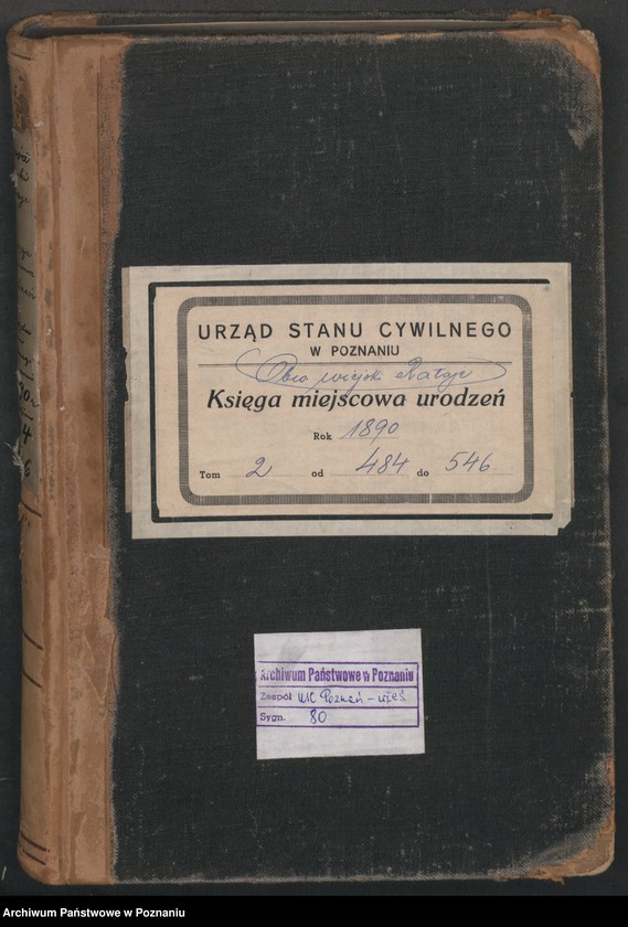 Obraz 3 z jednostki "Księga urodzeń t. II"