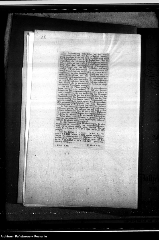 Obraz 14 z jednostki "Gesetz über die Bahandlung der Gemeinschaftsfremden"