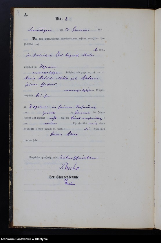 image.from.unit.number "Geburts-Haupt-Register Nr 1 - 189"