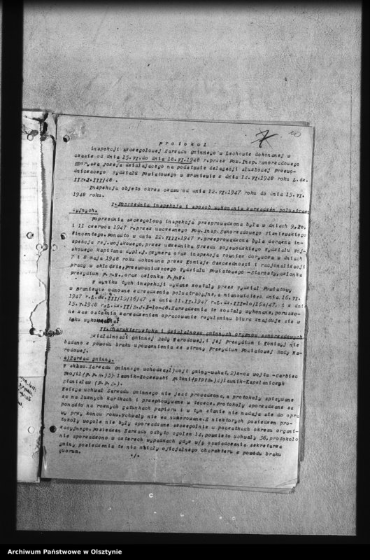 image.from.unit.number "Protokoły i zarządzenia polustracyjne wydane przez wydz. Powiatowe"