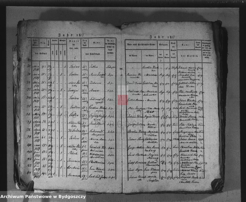 image.from.unit.number "Akta chrztów, ślubów, zgonów"