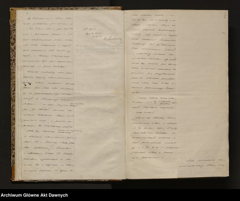 image.from.unit.number "[Protokoły posiedzeń Rady Administracyjnej Królestwa Polskiego, nr 1 - 19]."