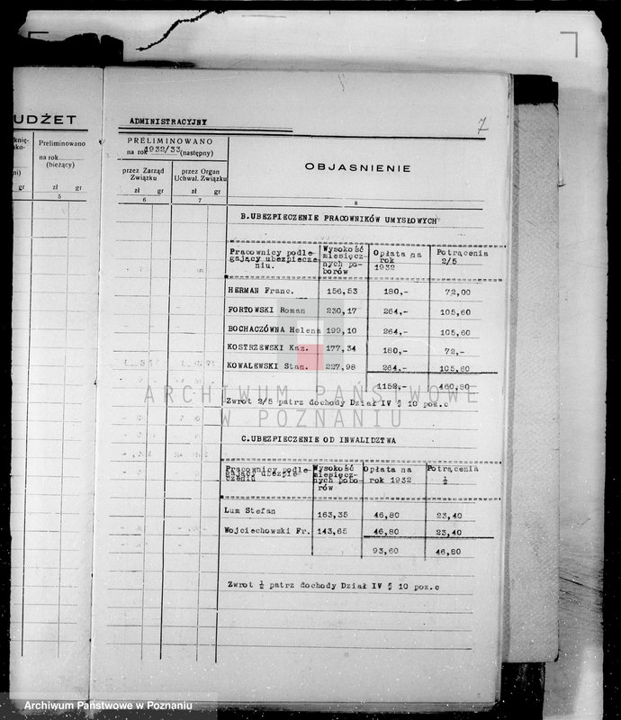 Obraz 11 z jednostki "Budżety i sprawy rachunkowe miasta Kcyni"