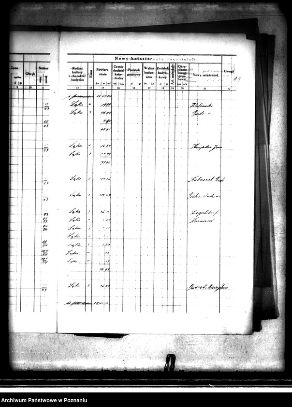 Obraz 15 z jednostki "Ostateczny plan dzielczy i nowy kataster majątku Trzcinica powiatu kępińskiego parcelacja prywatna"